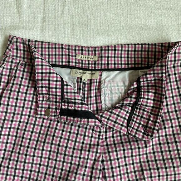 Jones New York Sport Plaid Shorts Stretchy Size 8 - Picture 6 of 14